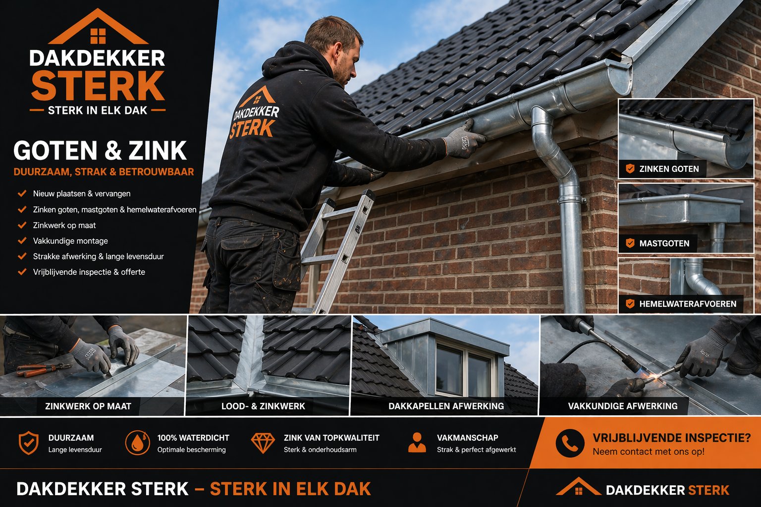 Goten en zink